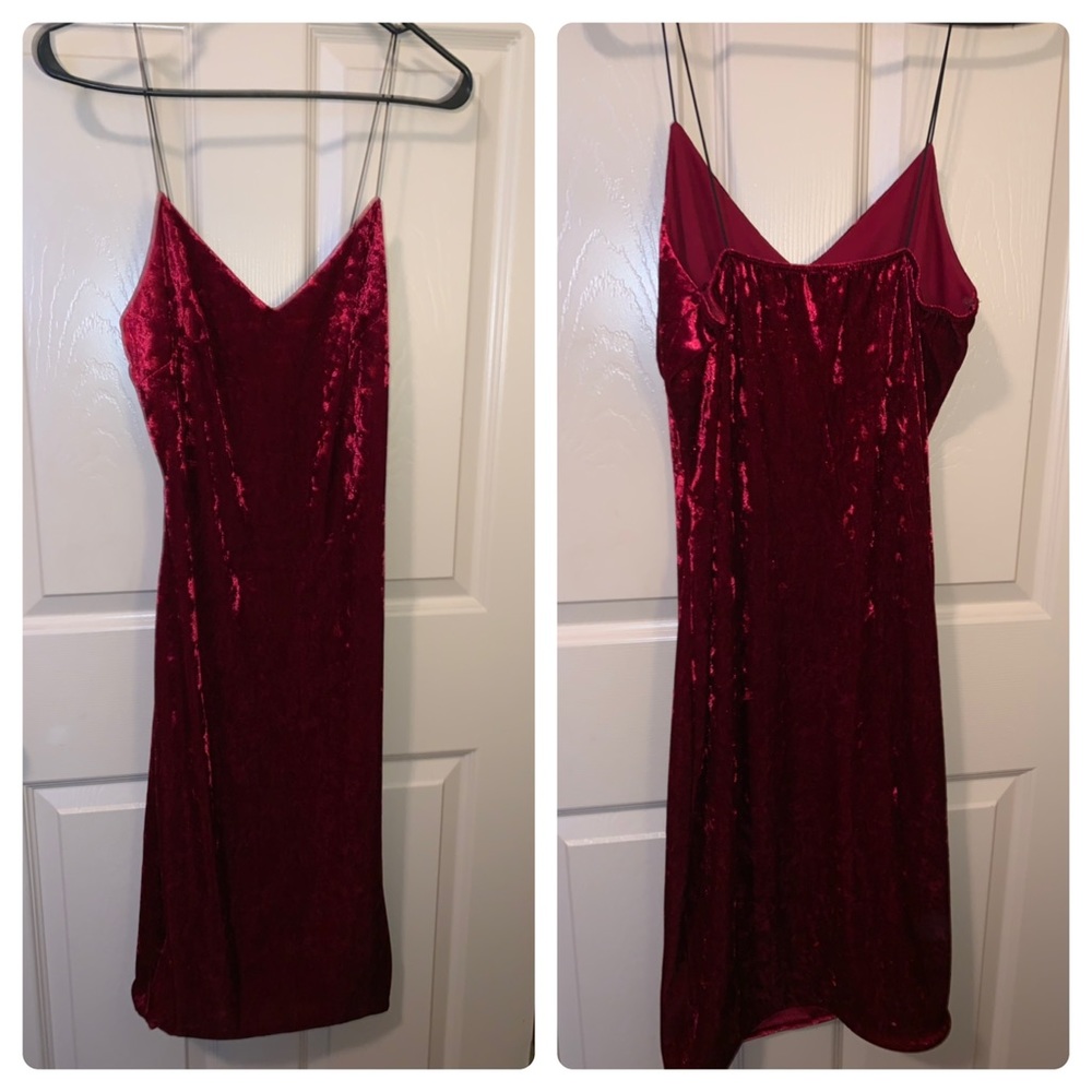 Red Velvet Dress